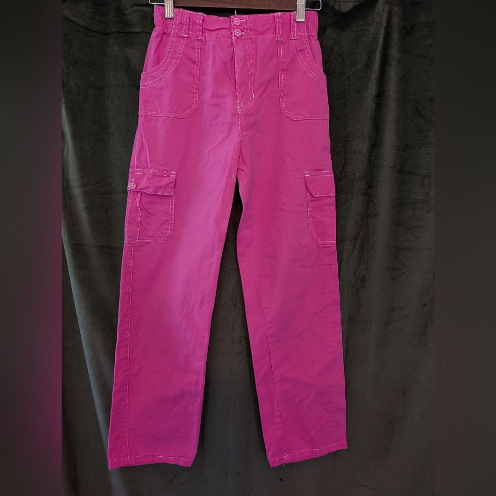 Pink Cargo Pants